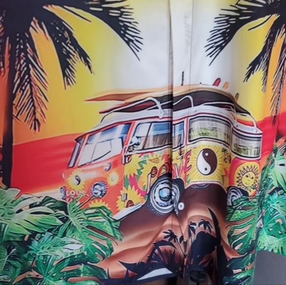 3XL Men's Hawaiian Shirt - Picture 2 of 6